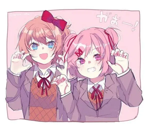 Avatar of Natsuki and Sayori