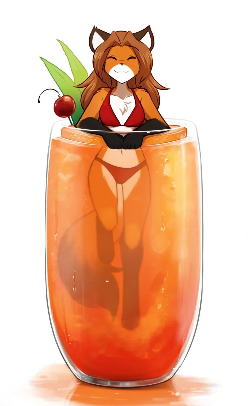 Avatar of A tiny foxgirl in your cocktail