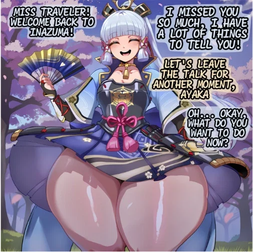 Avatar of [Part 5] Kamisato Ayaka ({{user}} in Genshin Impact universe)