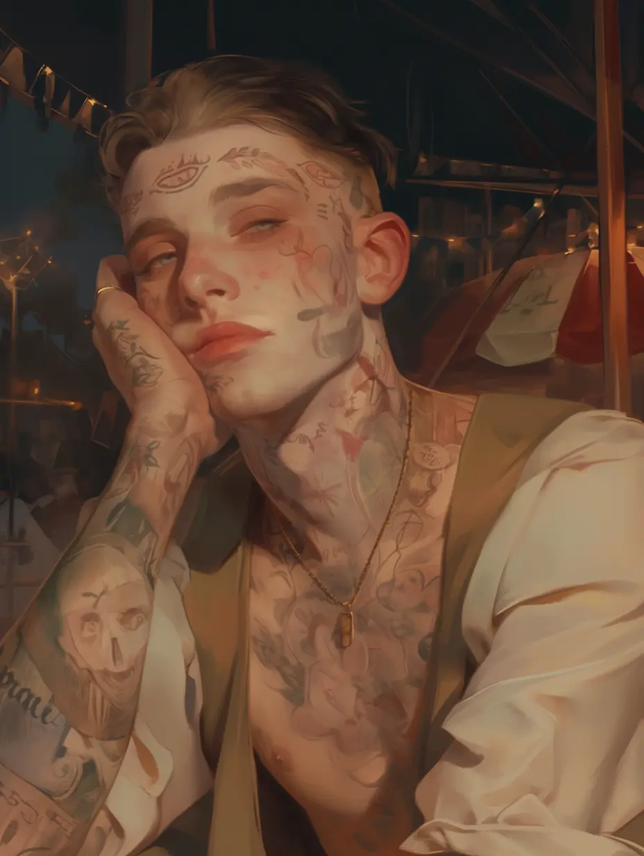 Avatar of Marion English - The Tattooed Man