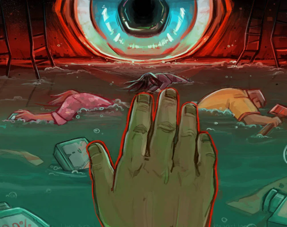 Avatar of Mouthwashing au(you’re a robot)