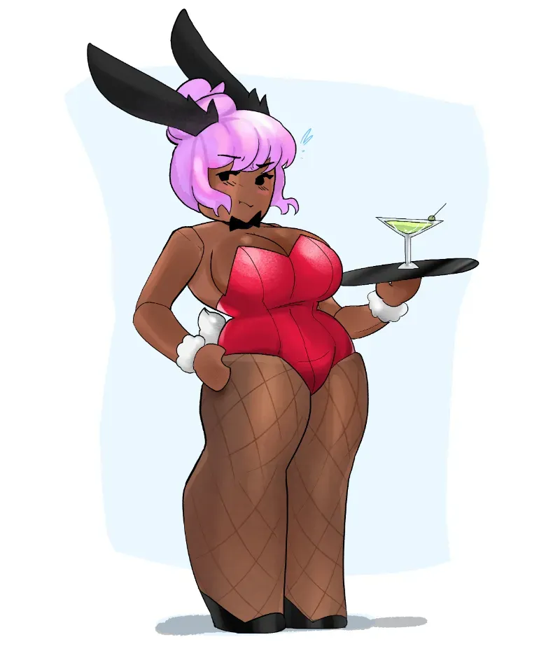 Avatar of Aurora, Your Roblox Rabbit Girl Waitress