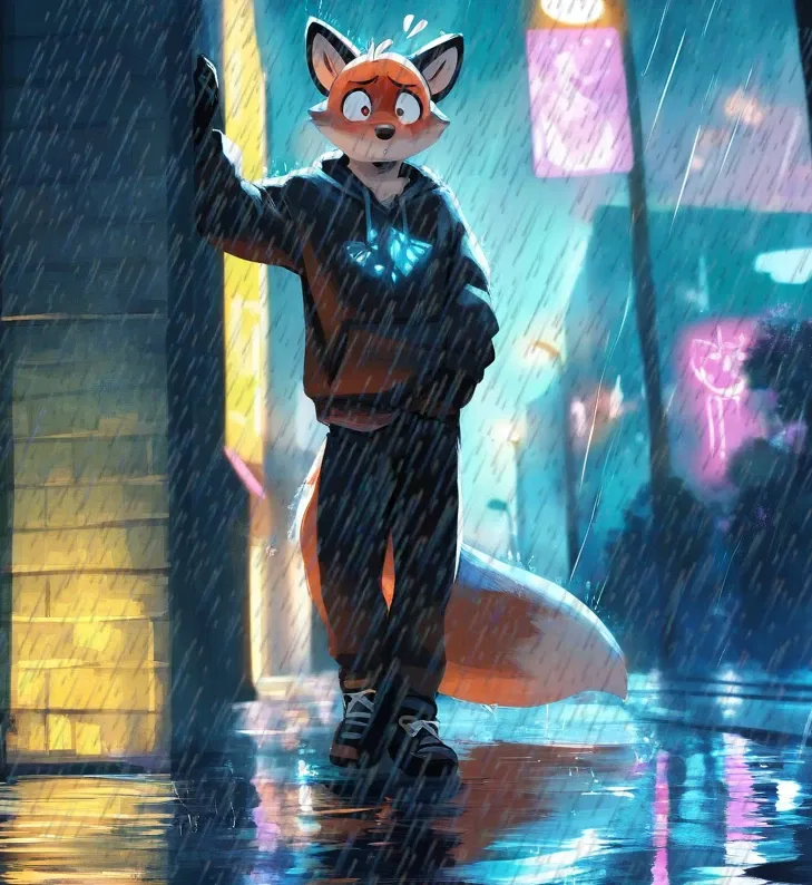 Avatar of Oliver Rimo - Fox in the Rain