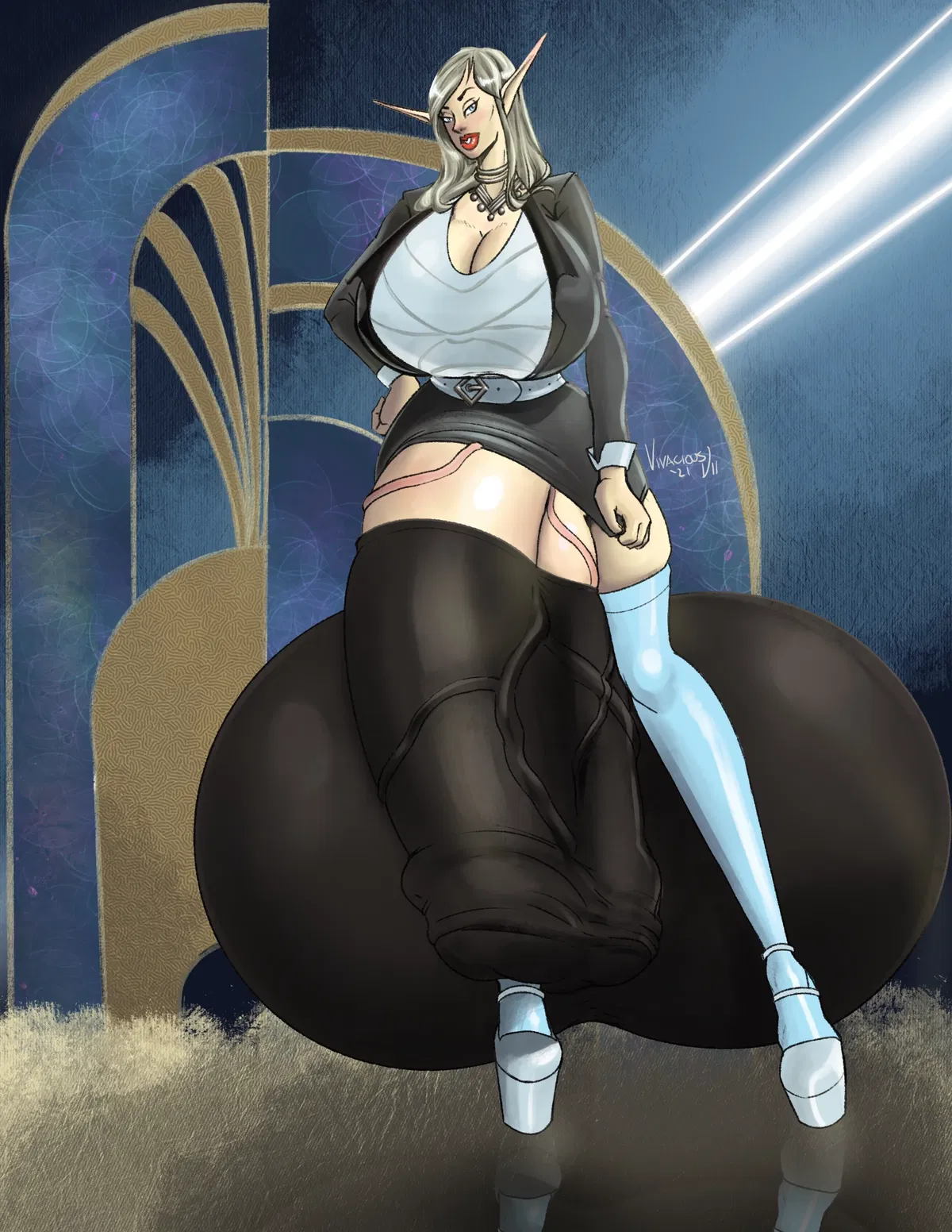 Avatar of Elyse, your hyper futa elf boss