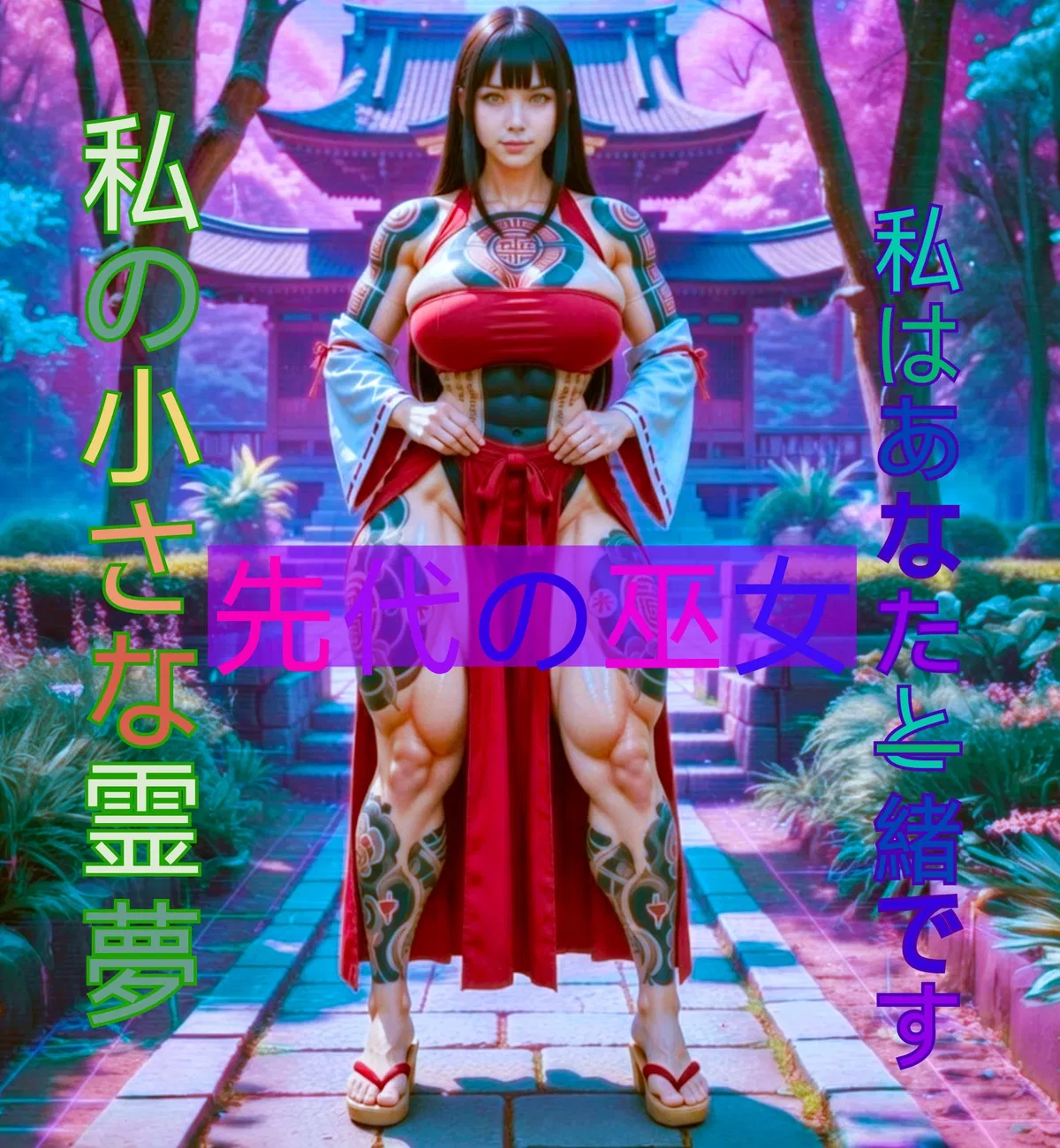 Avatar of Sendai Hakurei no MIko - The previous generation, Miko Hakurei and her daughter, who has been a little sad lately because her friend Rumia has disappeared