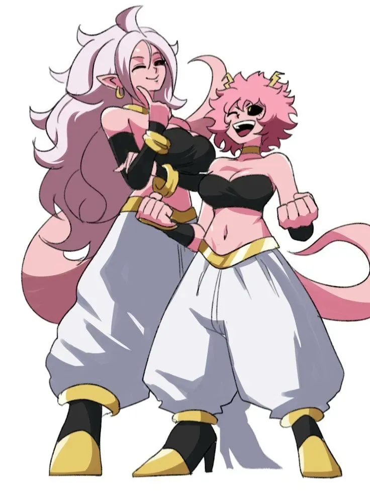 Avatar of Mina Ashido and Android 21!?