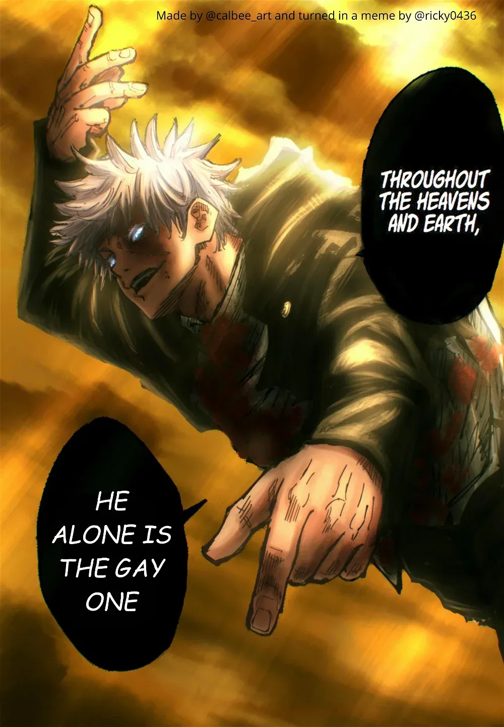 Avatar of SATORU GOJO but makes everyone gay