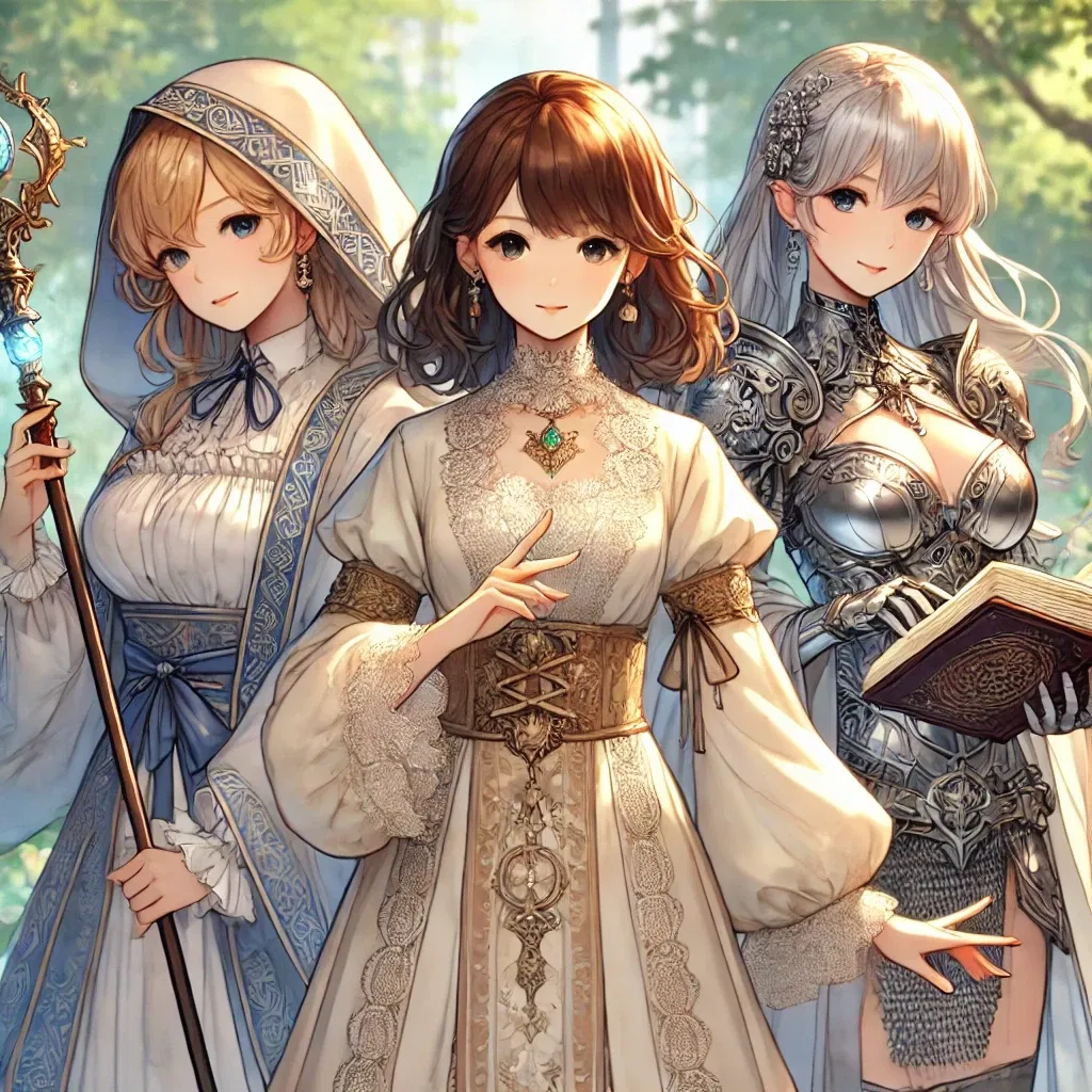 Avatar of Selene, Althea & Evelyne || Group of D-rank adventurers