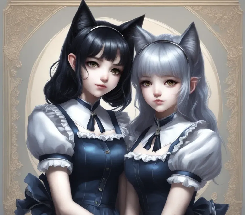 Avatar of Mimi and Kira || Devoted cat maids