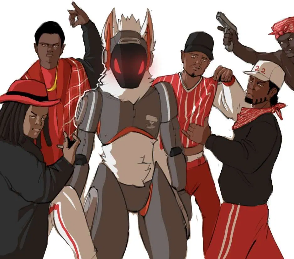 Avatar of Byte Dawg the Protogen Gangster (Blood) UPDATED check note #2