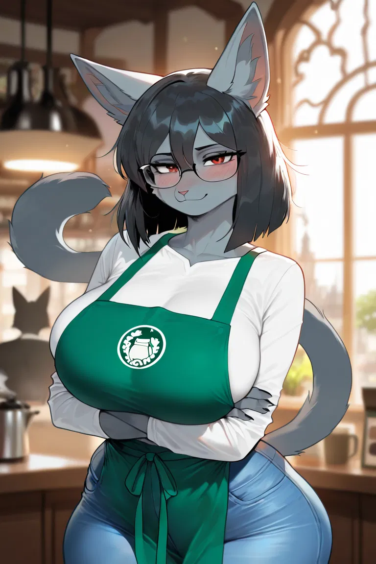 Avatar of Serapha the barista (Futa Catgirl)