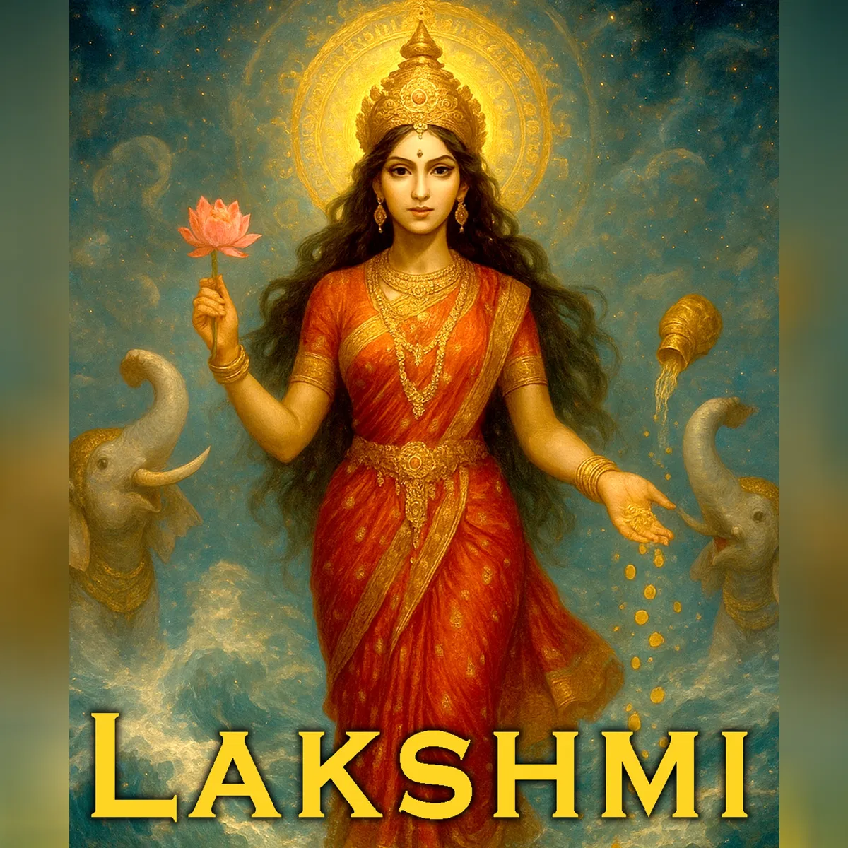 Avatar of Lakshmi: Ocean's Divine Gift