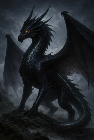Avatar of Serakine - Black Dragoness