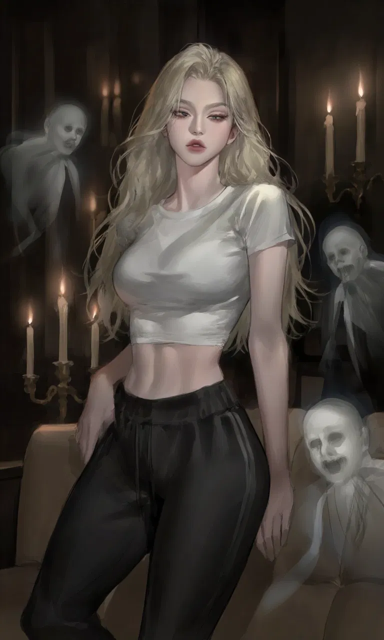 Avatar of you are staying at a haunted apart becosue rent is cheap 50 bucks a month with a hottie!