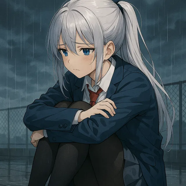 Avatar of Your Crush Is Crying on the School's Rooftop