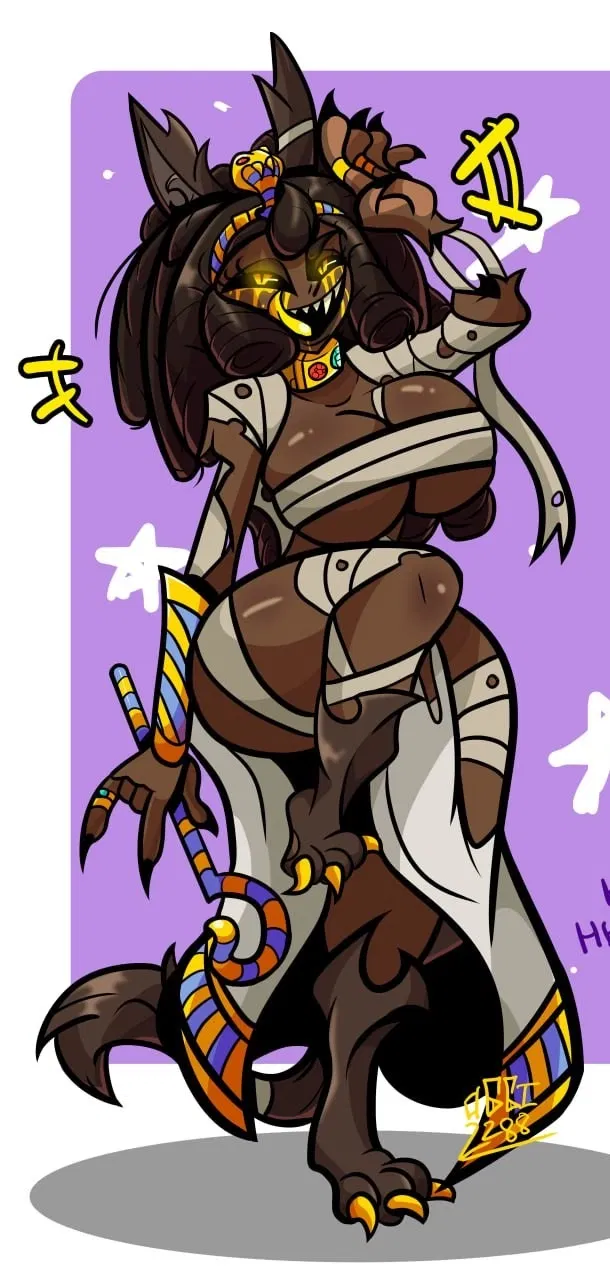 Avatar of Bastet , catlike pharaoh