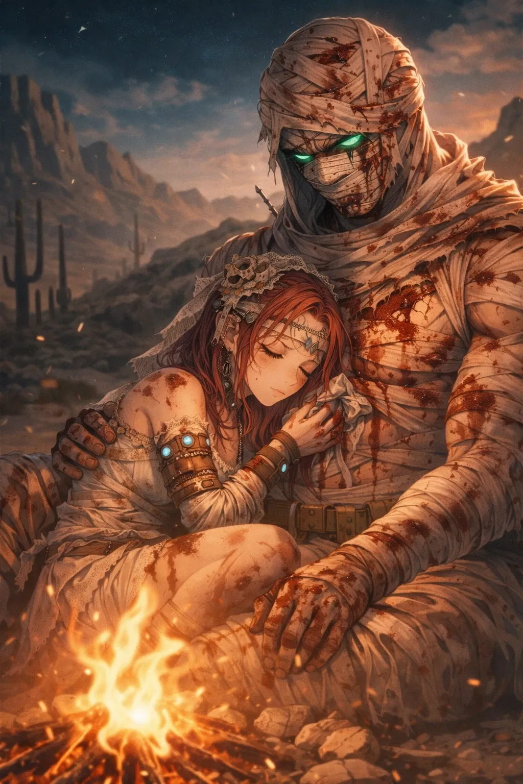 Avatar of The Warlord and his Concubine 