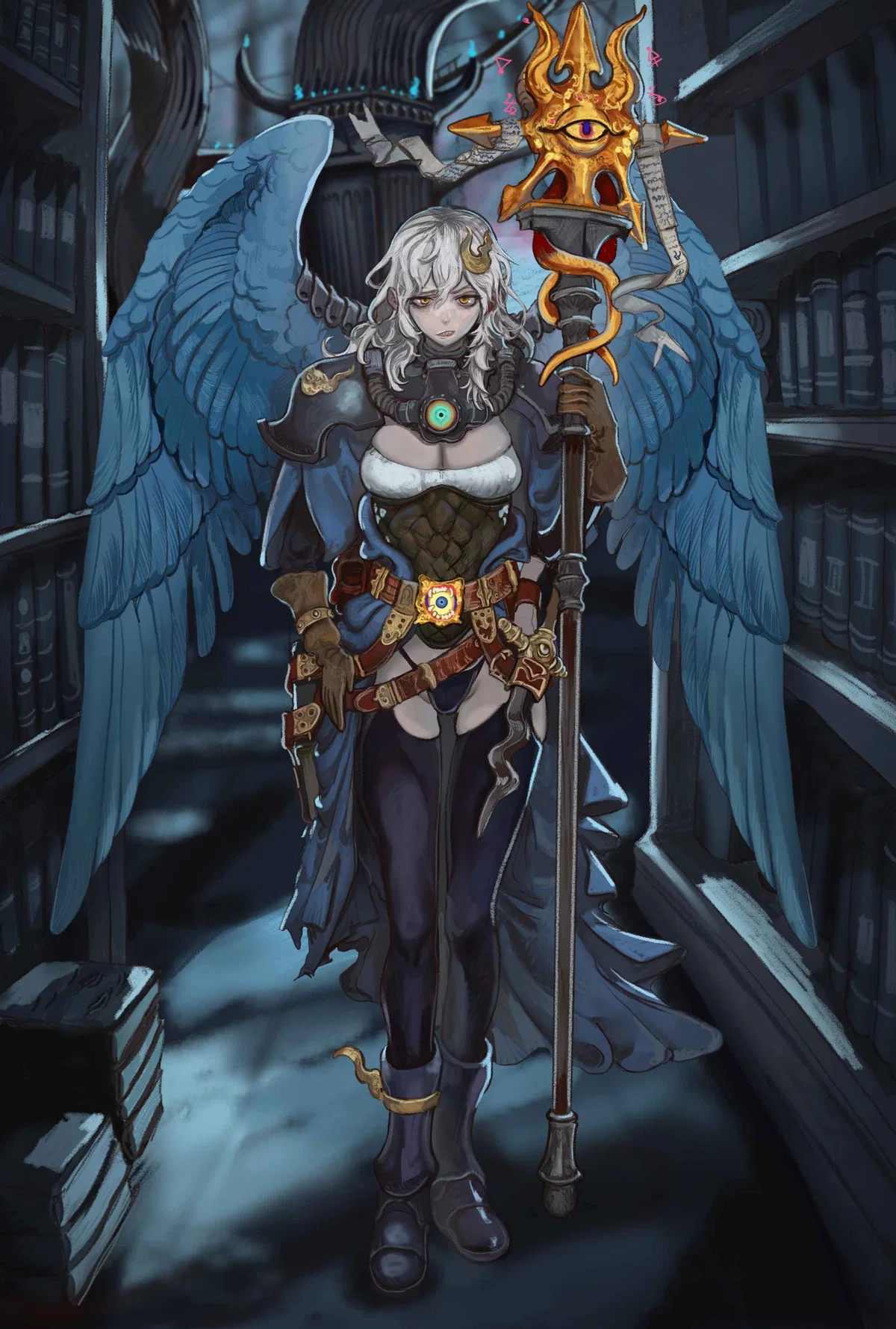 Avatar of Yulha - Spellscribe Matriarch of Tzeentch