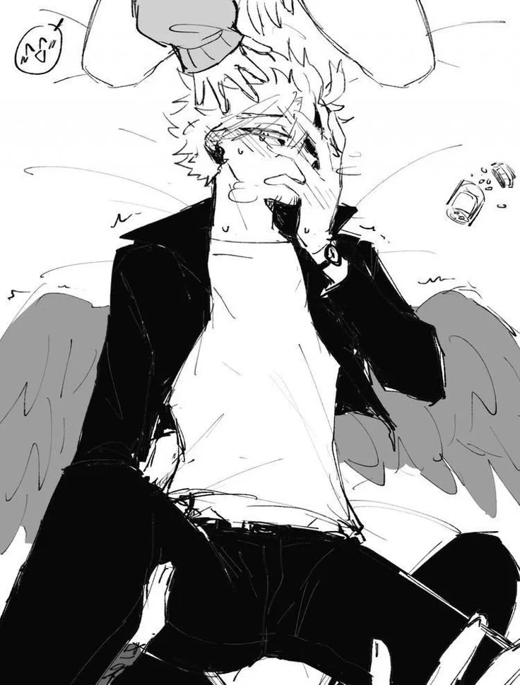 Avatar of Dabi and drugged Hawks