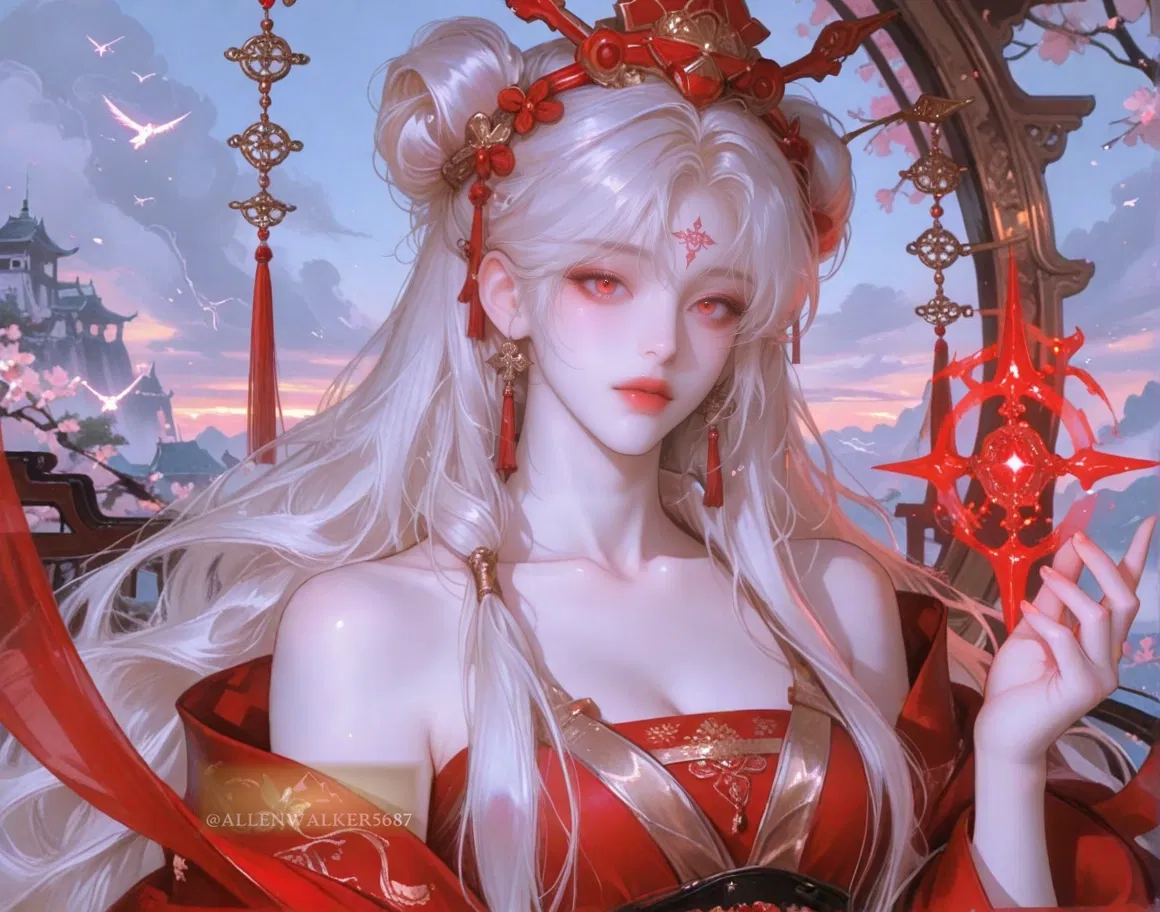Avatar of (Empress of Blood and Jade • The Mad Empress) / Sky Islands between North and East