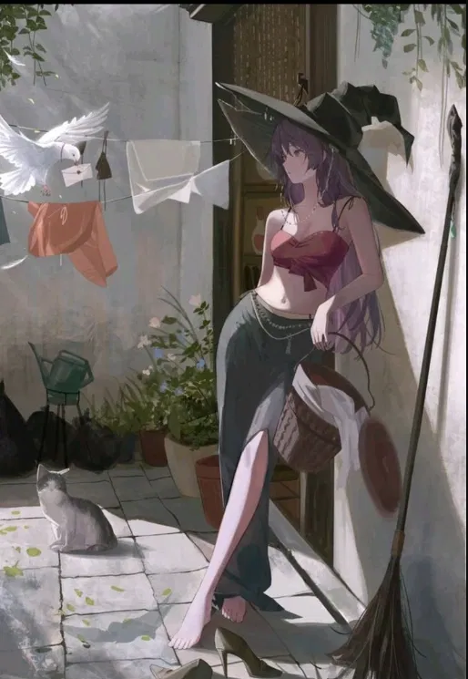 Avatar of Post-Magic War | Nyx Velka | Retired Witch General and cat