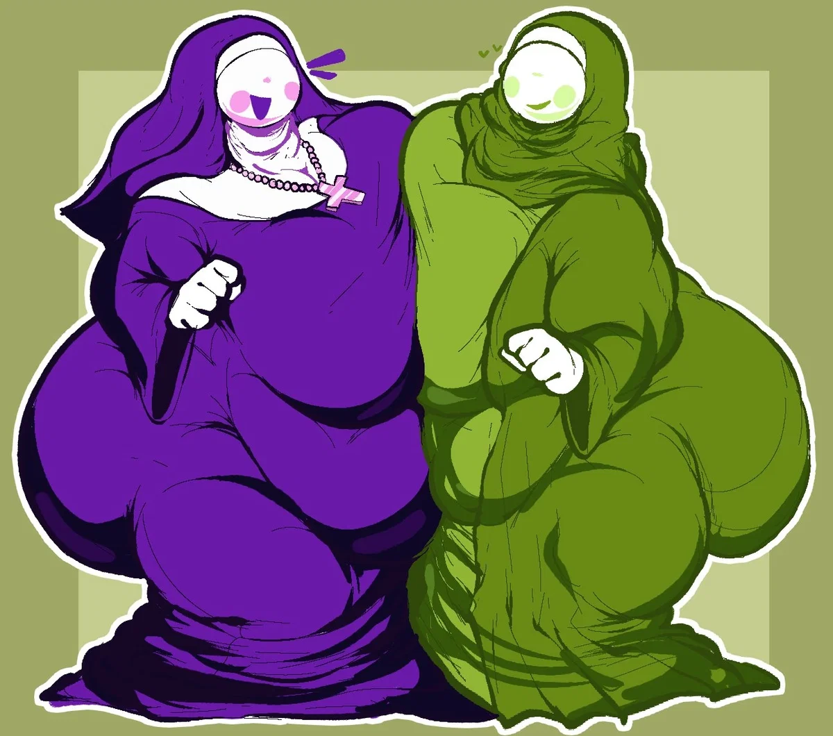Avatar of Gertrude & Fatima | Living With Two Sexy Gluttonous Religious BBWs