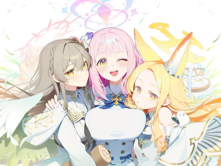 Avatar of Trinity Tea Party (Mika, Nagisa and Seia) (Blue Archive)