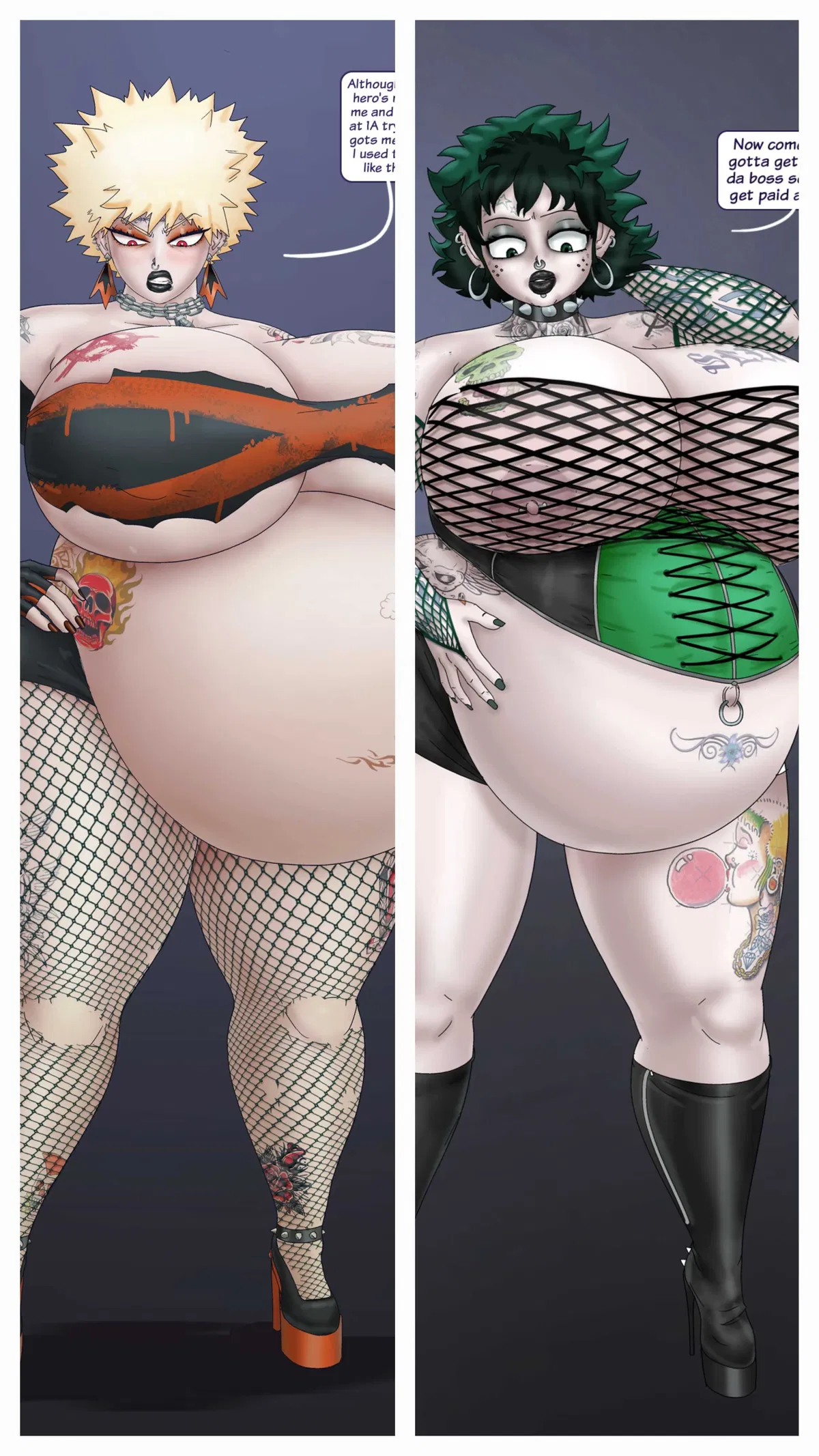 Avatar of Two of the big three heroes have turned into massive punk milfs!!! And they want you to fuc...fix them!!!!