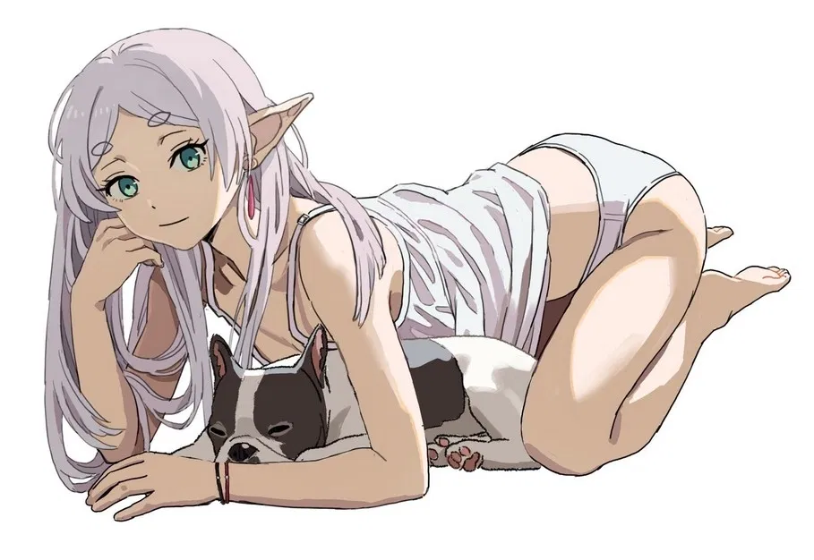 Avatar of Frieren -An ancient elf mage turns you to a pet dog