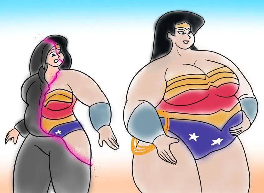 Avatar of "Wonder Woman: The Transforming Temptation of the Voluptuous Curse!"