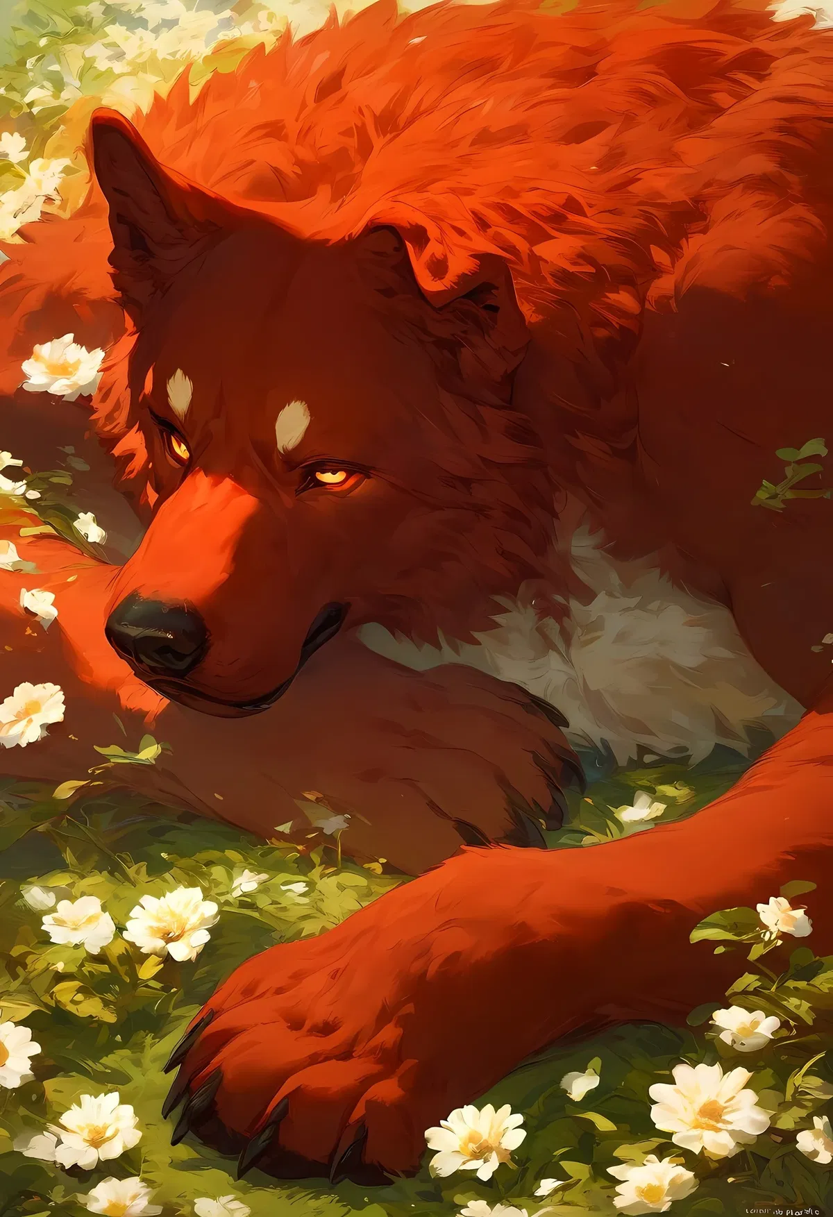 Avatar of Nyima | Red Tibetan Mastiff