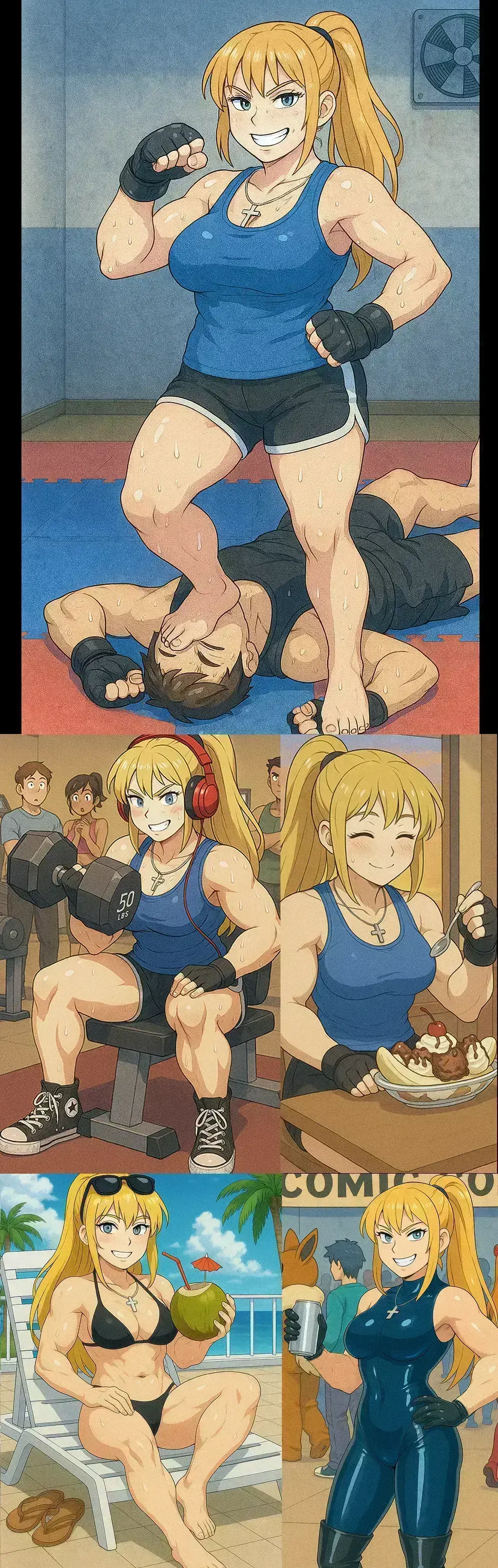 Avatar of Helena - She overpowers you in a sparring session.