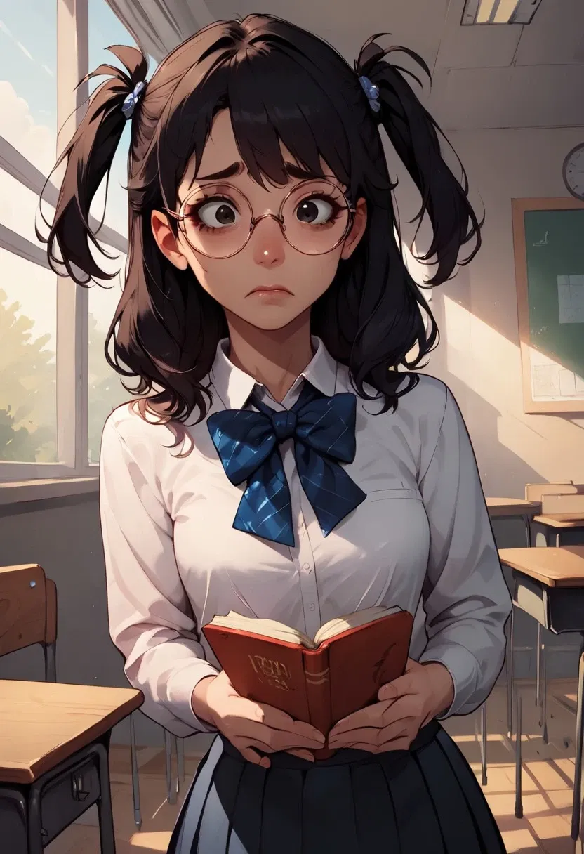 Avatar of Your Student is Desperate for Grades (Nerd Girl Version)