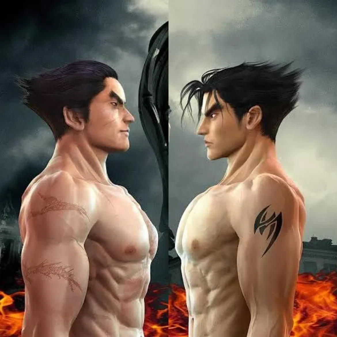 Avatar of Kazuya Mishima and Jin Kazama