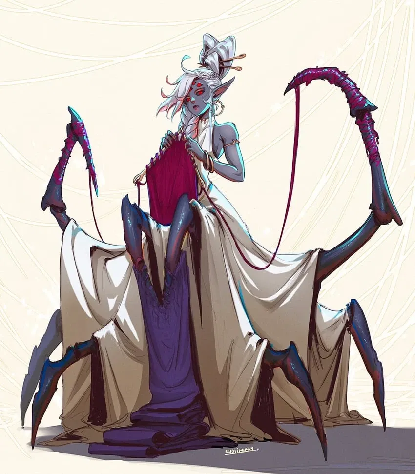 Avatar of Chirid Ilalune - Yandere silkweaving drider