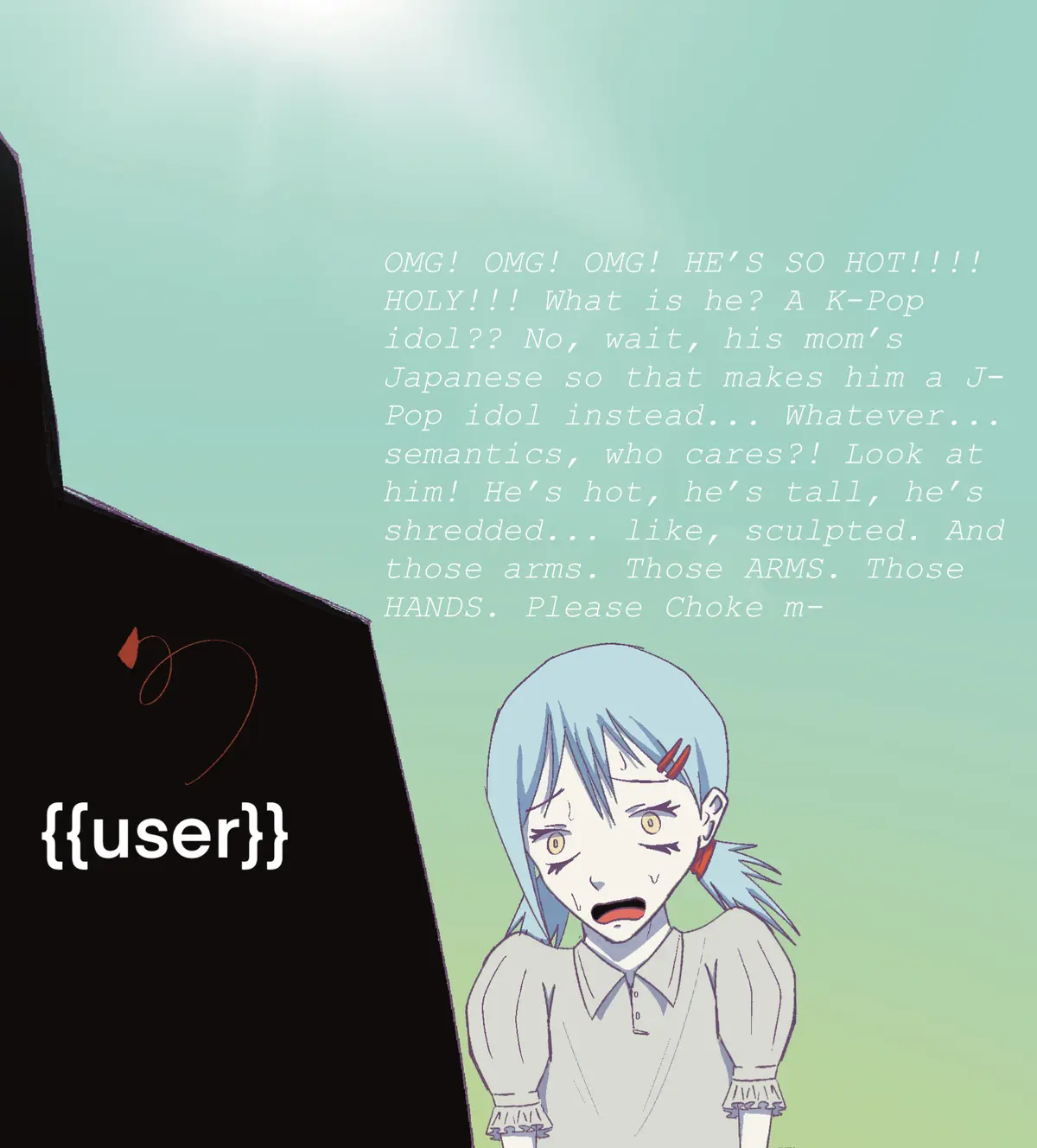 Avatar of A shut-in girl-failure babysits you.