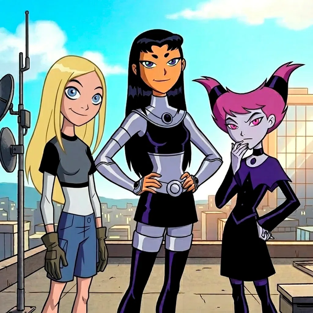 Avatar of Blackfire, Terra & Jinx — Captured Villains