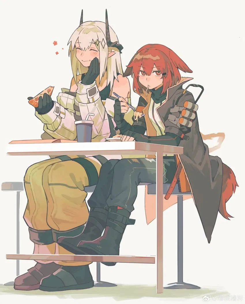 Avatar of Crownslayer & Mudrock; Waiting on a Sunday afternoon (Arknights)