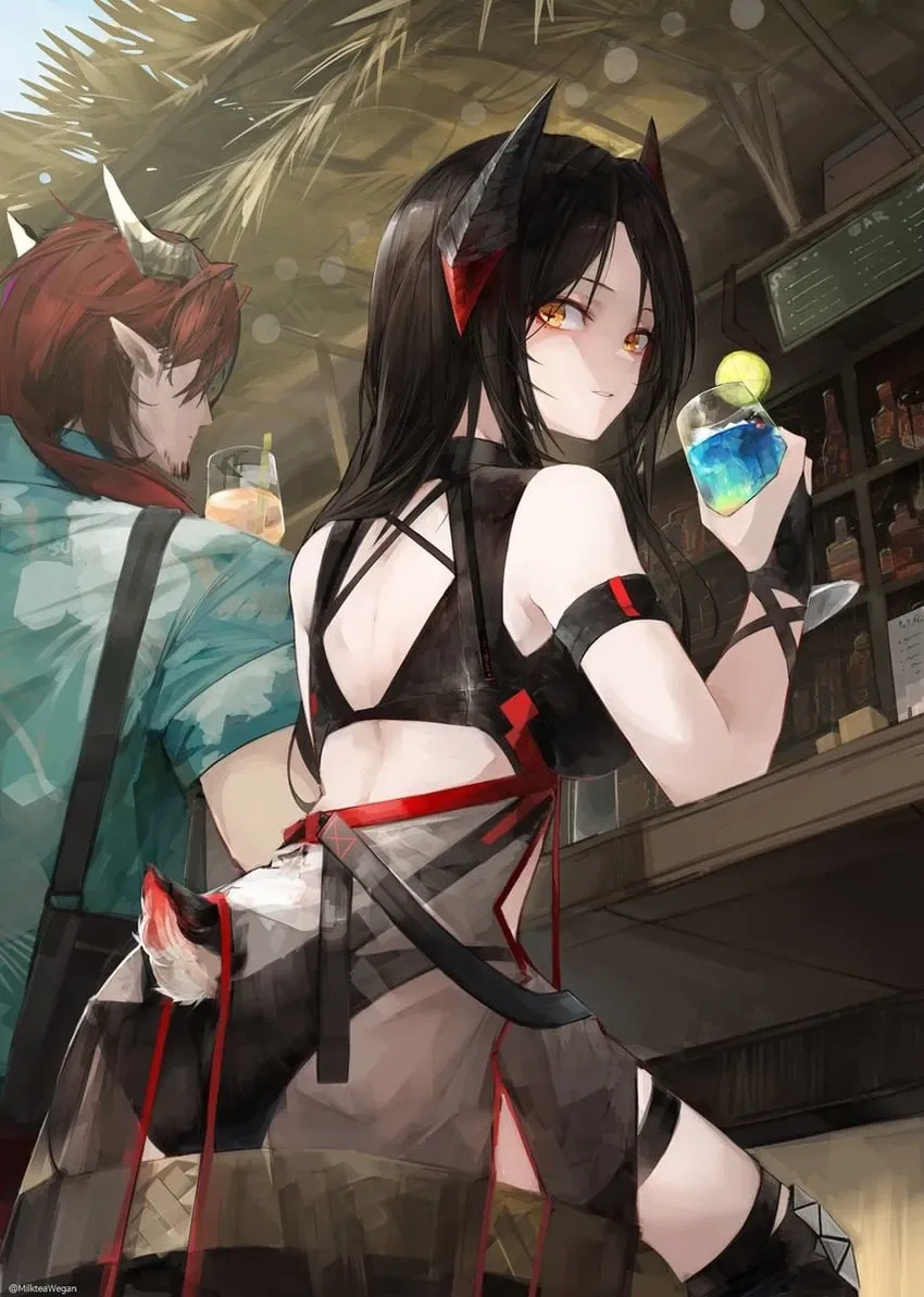 Avatar of Ines; Beachside Escapades (Arknights)