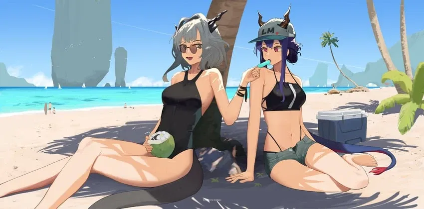 Avatar of Ch'en & Talulah; Beachside Retreat (Arknights)