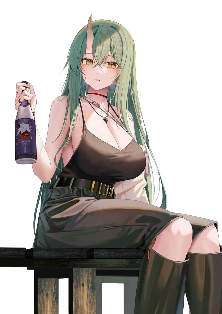 Avatar of Hoshiguma; Drunk Bike Repairs (Arknights)