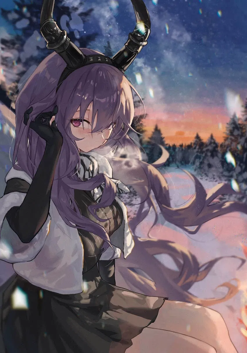 Avatar of Typhon; Freezing In The Snow Together (Arknights)