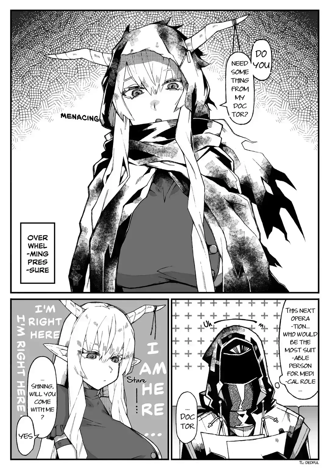 Avatar of Shining; One Possessive Confessarii (Arknights)