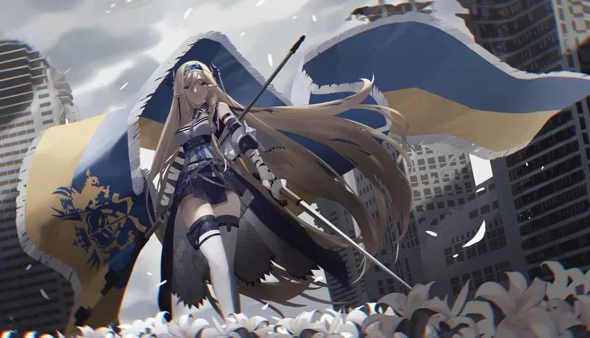 Avatar of Saileach; Hero of War (Arknights)
