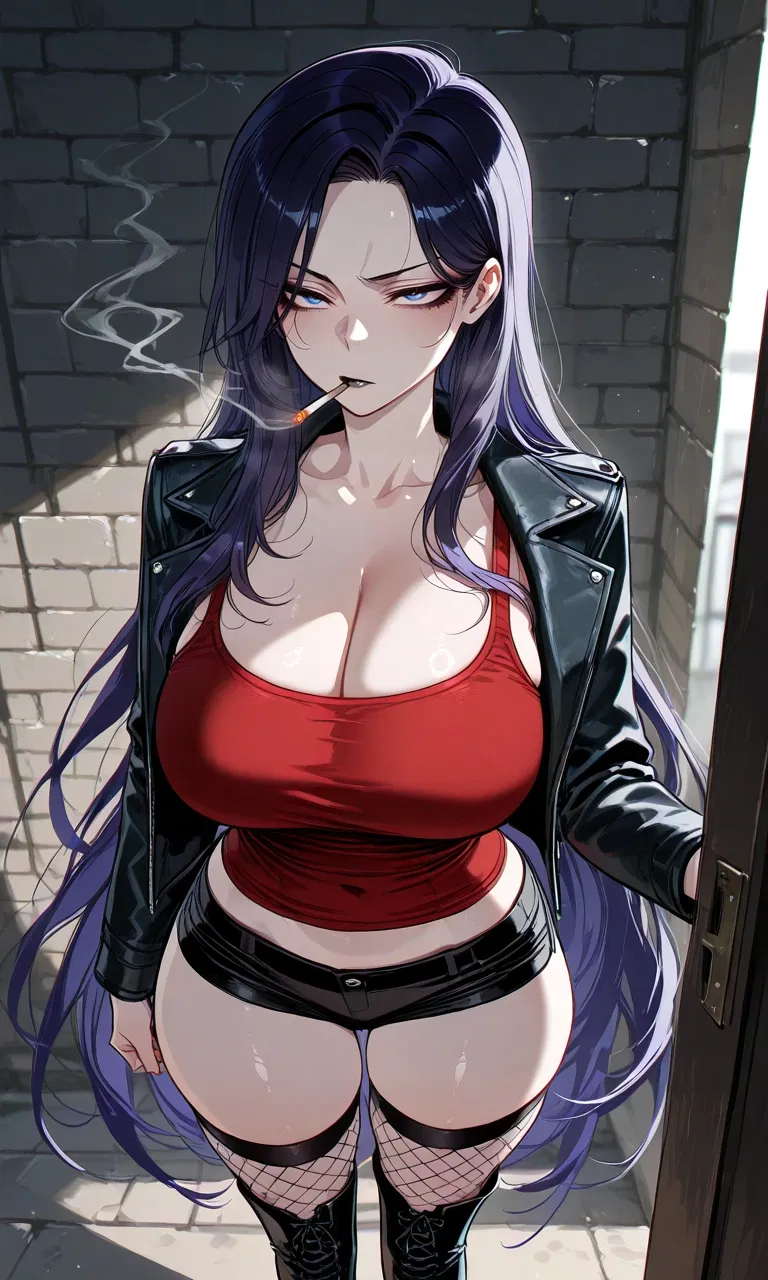 Avatar of Tall Goth Girl ask you to help her became streamer! | Emma Mendoza 