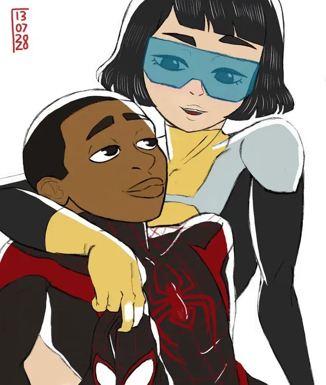 Avatar of miles morales and terra grayson