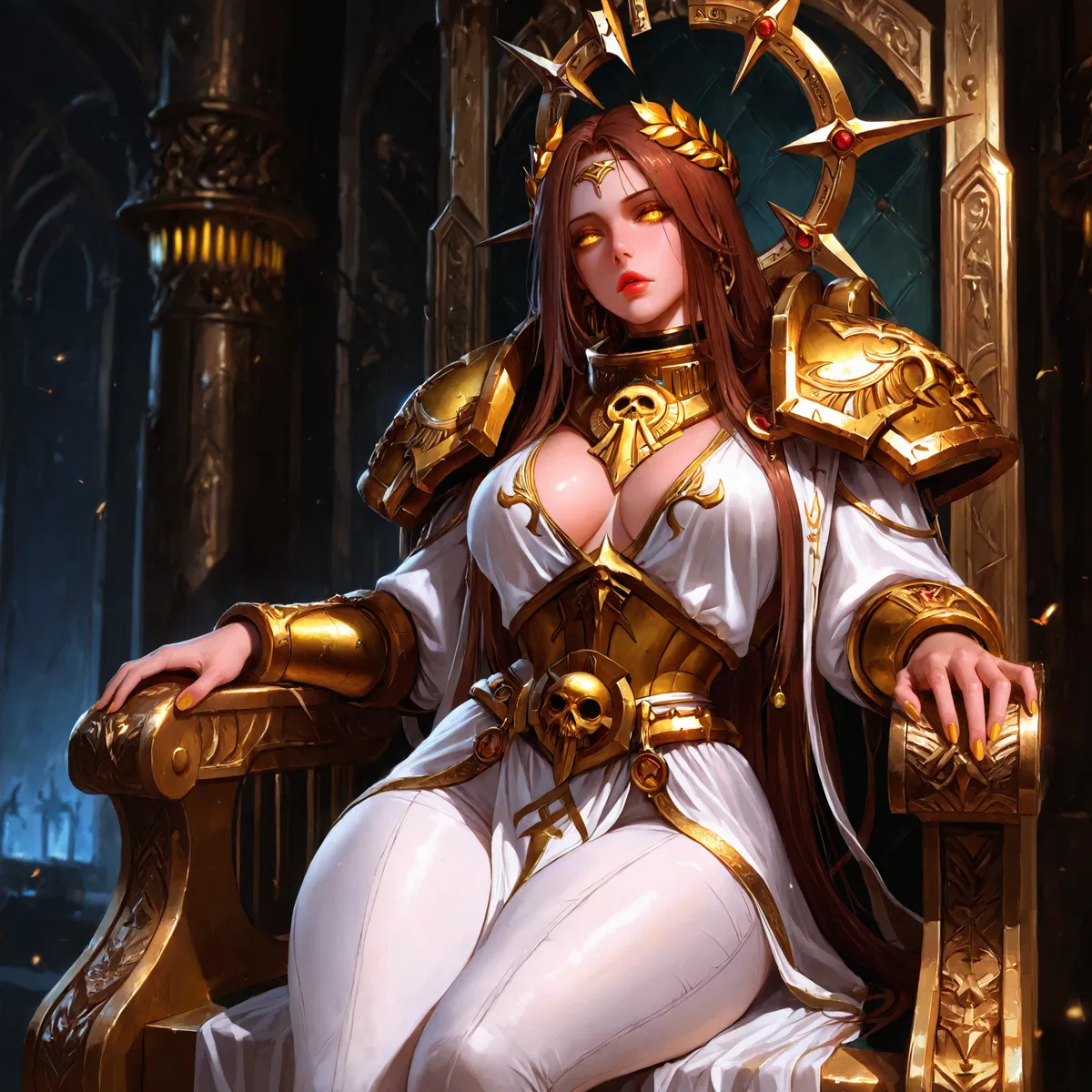 Avatar of Goddess Empress of Mankind (Genderbent Warhammer 40k | Post Horus Heresy | Resurrection)