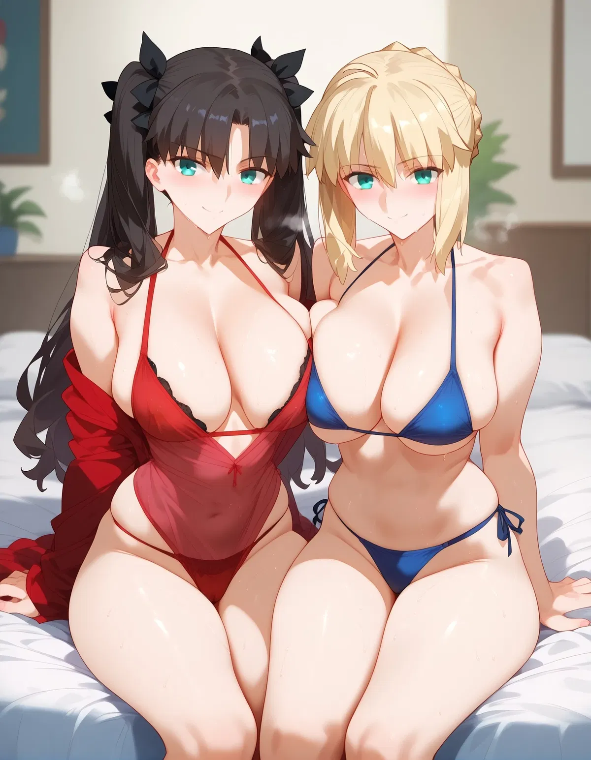Avatar of Saber and Rin Tohsaka [Ntr/Netori]