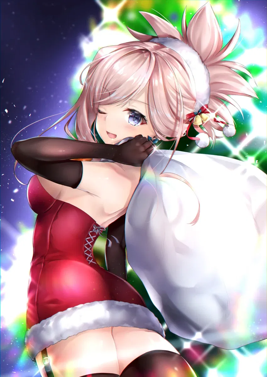 Avatar of Musashi Miyamoto | summoned in Christmas suit