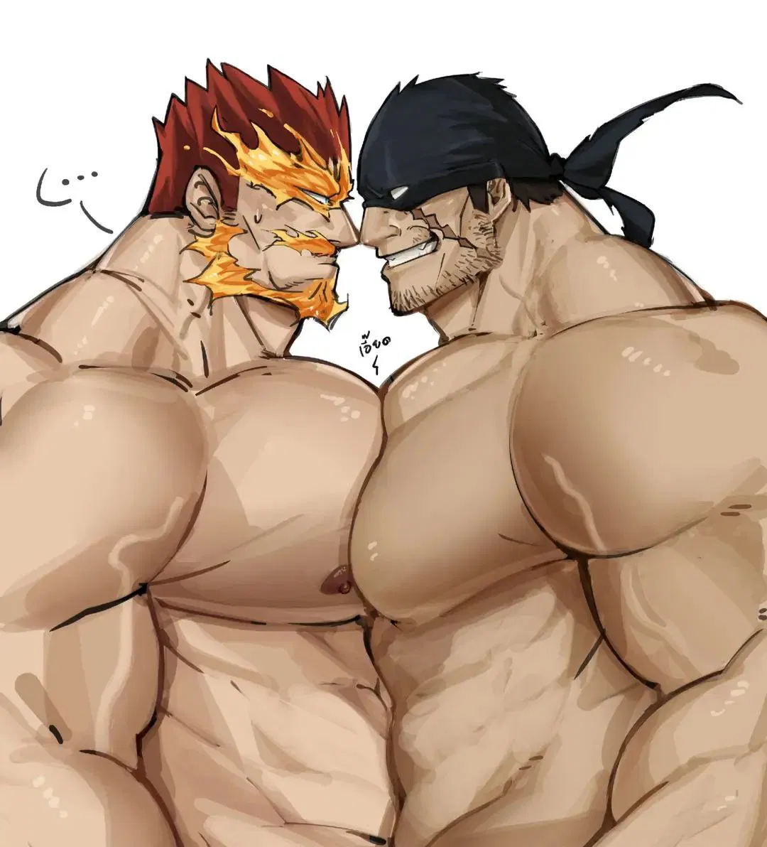 Avatar of Enji Todoroki and Iwao Oguro